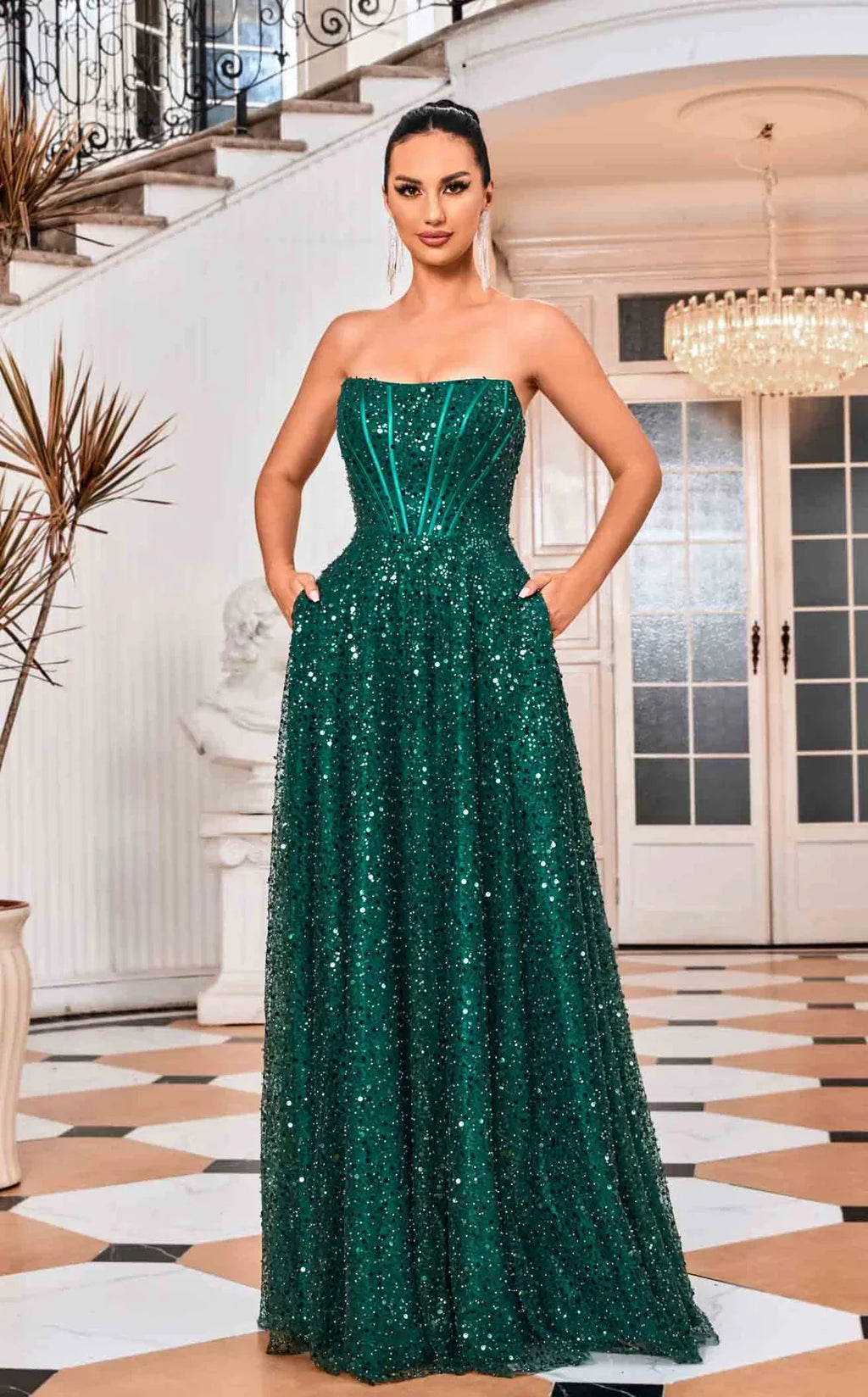 Elegant evening dress