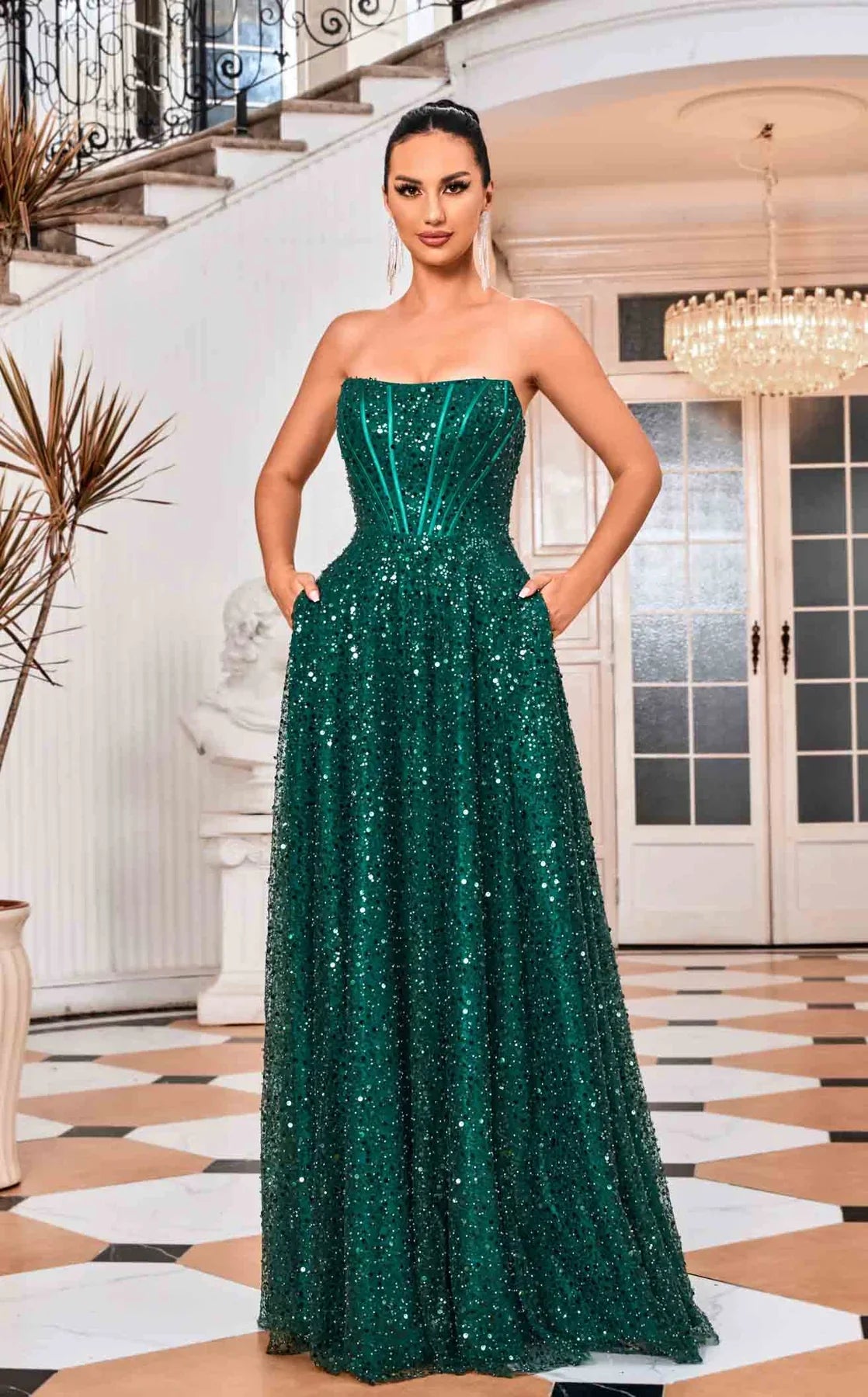 Elegant evening dress