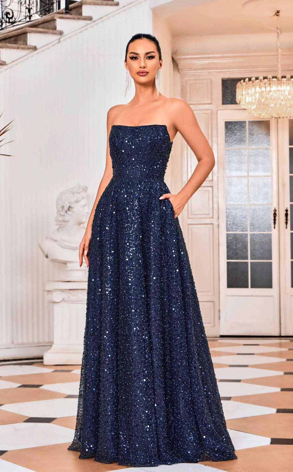 Elegant evening dress