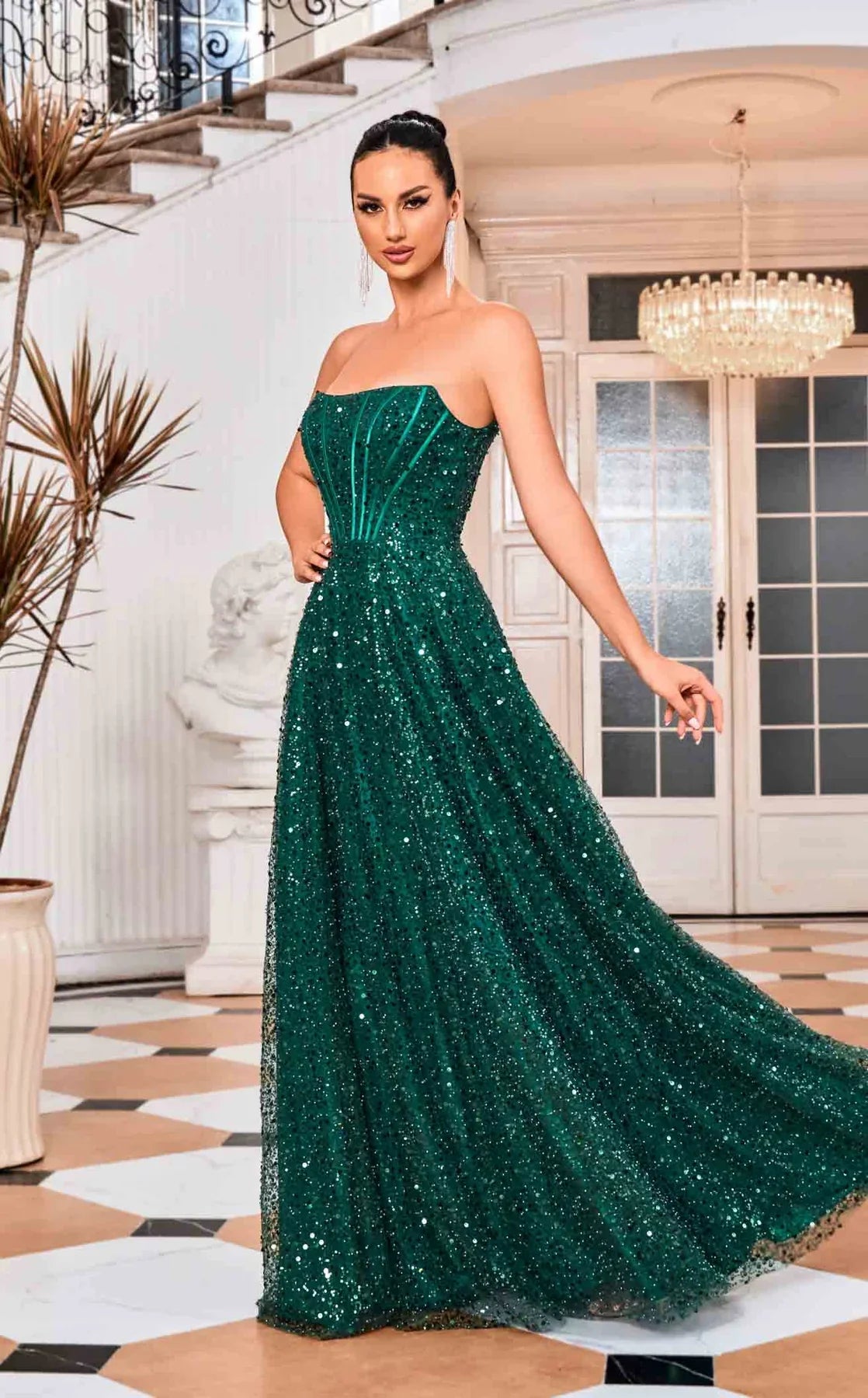 Elegant evening dress